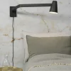 it's about RoMi Wandlamp ijzer Biarritz lange arm zwart