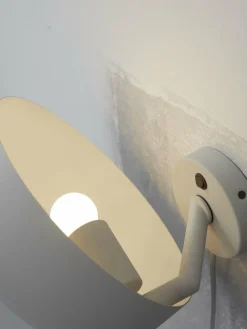 it's about RoMi Wandlamp ijzer Porto lichtgrijs