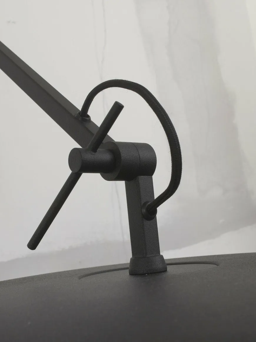 it's about RoMi Wandlamp ijzer Marseille zwart