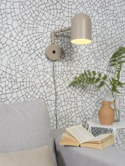 it's about RoMi Wandlamp ijzer Marseille zand
