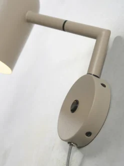it's about RoMi Wandlamp ijzer Marseille zand
