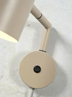 it's about RoMi Wandlamp ijzer Marseille zand