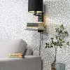 it's about RoMi Wandlamp ijzer Florence E14 met plank+usb incl. dimmer zwart