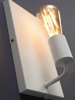 it's about RoMi Wandlamp ijzer Madrid b.15xh.25cm wit L