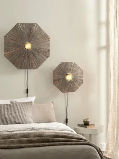 it's about RoMi Wandlamp Panama dia. 65cm donkergrijs