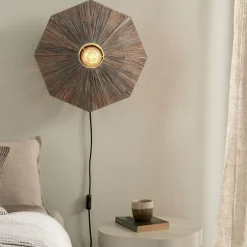 it's about RoMi Wandlamp Panama dia. 45cm donkergrijs