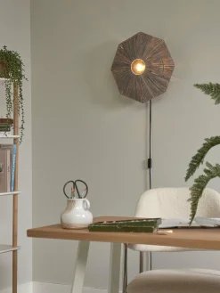 it's about RoMi Wandlamp Panama dia. 45cm donkergrijs