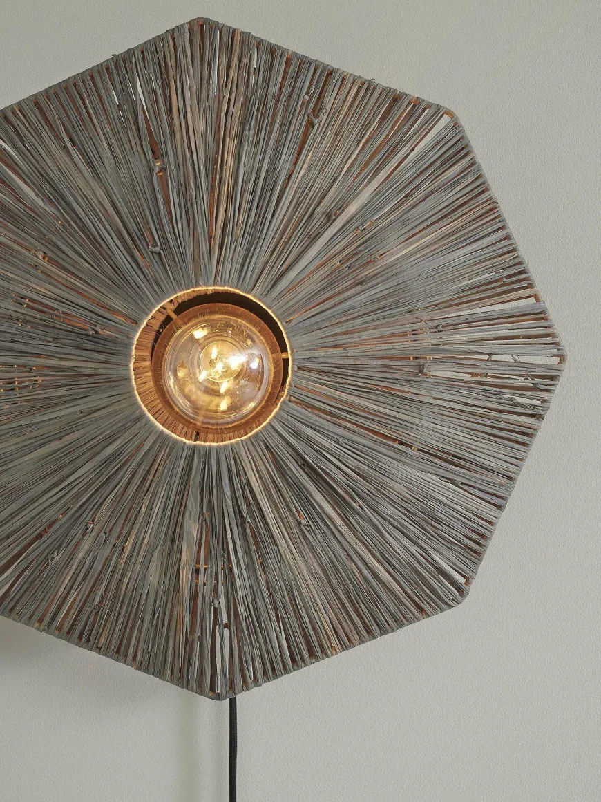 it's about RoMi Wandlamp Panama dia. 45cm donkergrijs