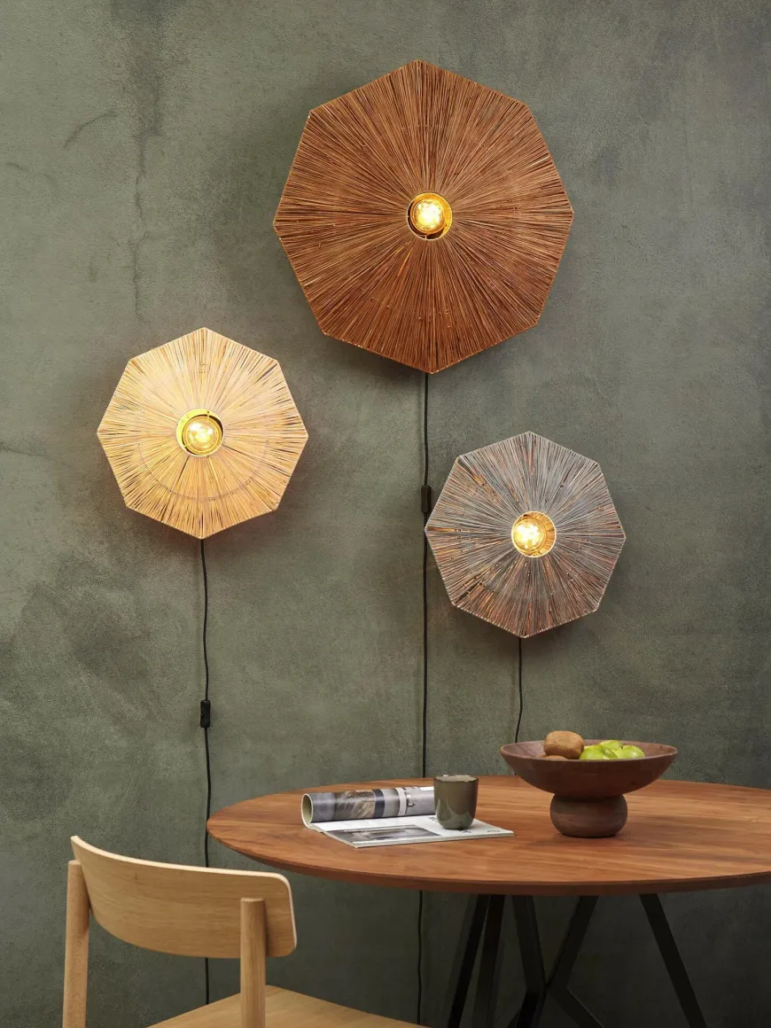 it's about RoMi Wandlamp Panama dia. 45cm donkergrijs