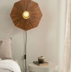 it's about RoMi Wandlamp Panama dia. 45cm bruin