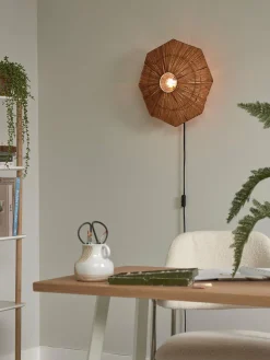 it's about RoMi Wandlamp Panama dia. 45cm bruin
