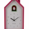 Karlsson Alarmklok Modern Cuckoo helder roze