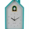 Karlsson Alarmklok Modern Cuckoo turquoise blauw