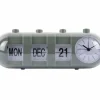Karlsson Alarmklok Retro Tube Calender Flip jungle groen