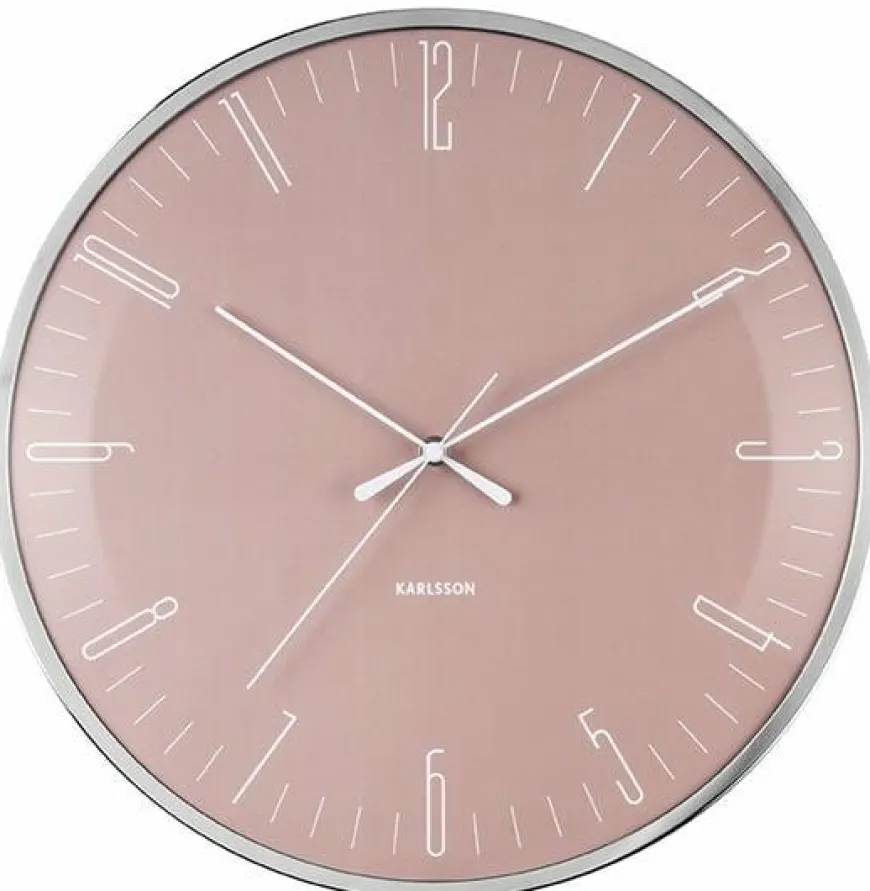 Karlsson Klok Dragonfly licht roze Ø 40 cm