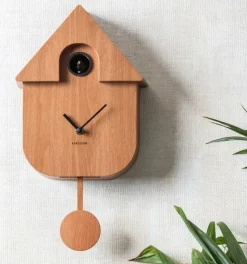 Karlsson Klok Modern Cuckoo - donkerbruin