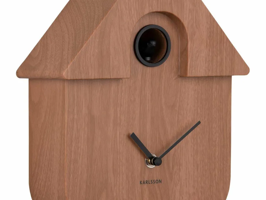 Karlsson Klok Modern Cuckoo - donkerbruin