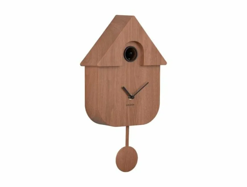 Karlsson Klok Modern Cuckoo - donkerbruin