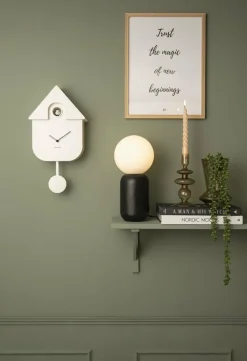 Karlsson Klok Modern Cuckoo - Wit