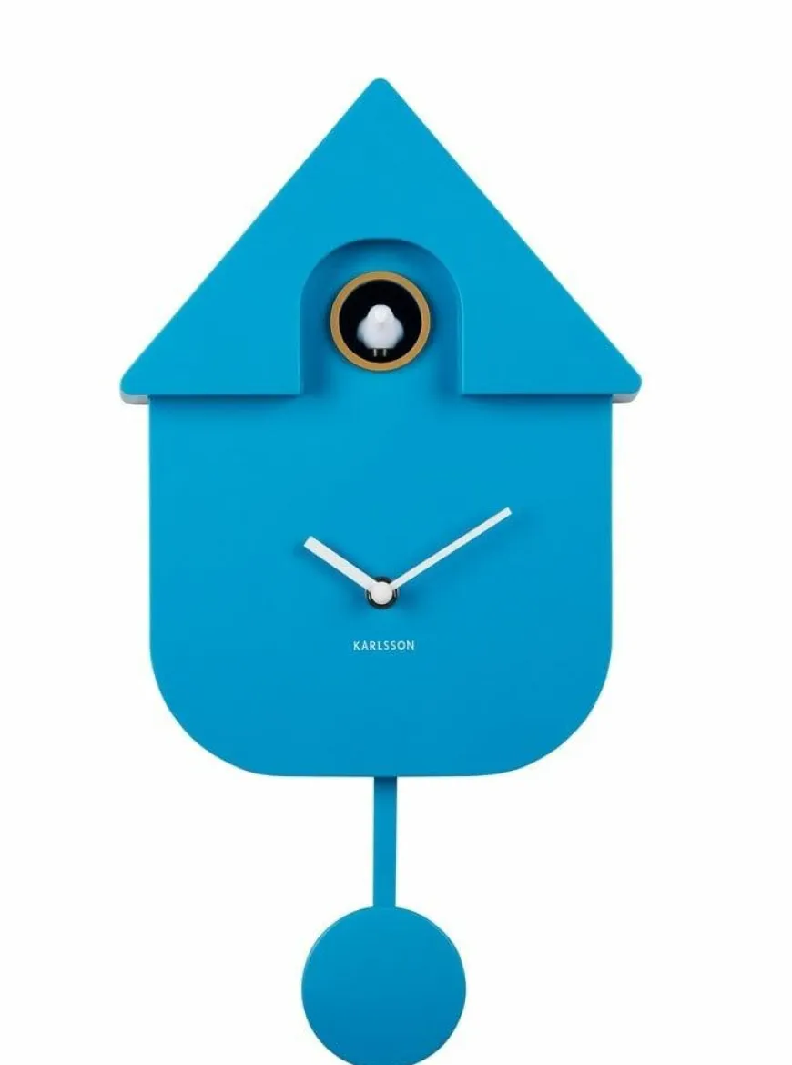 Karlsson Klok Modern Cuckoo Helder Blauw