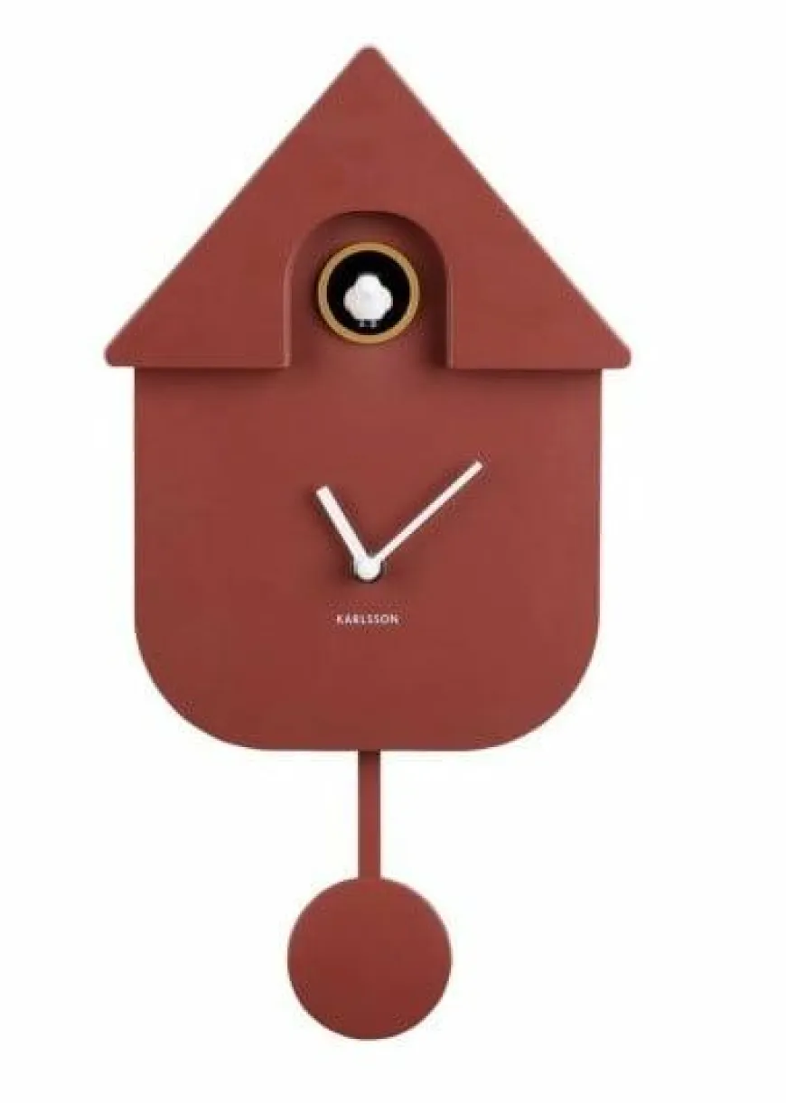 Karlsson Klok Modern Cuckoo - Rood