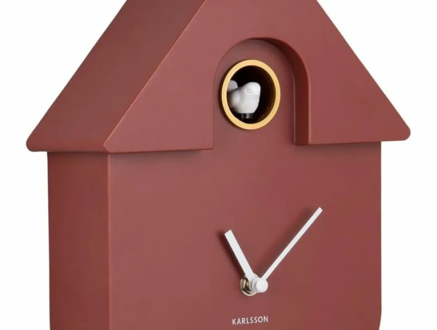 Karlsson Klok Modern Cuckoo - Rood
