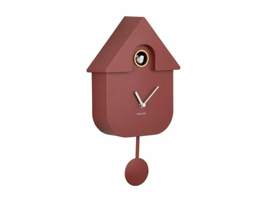 Karlsson Klok Modern Cuckoo - Rood