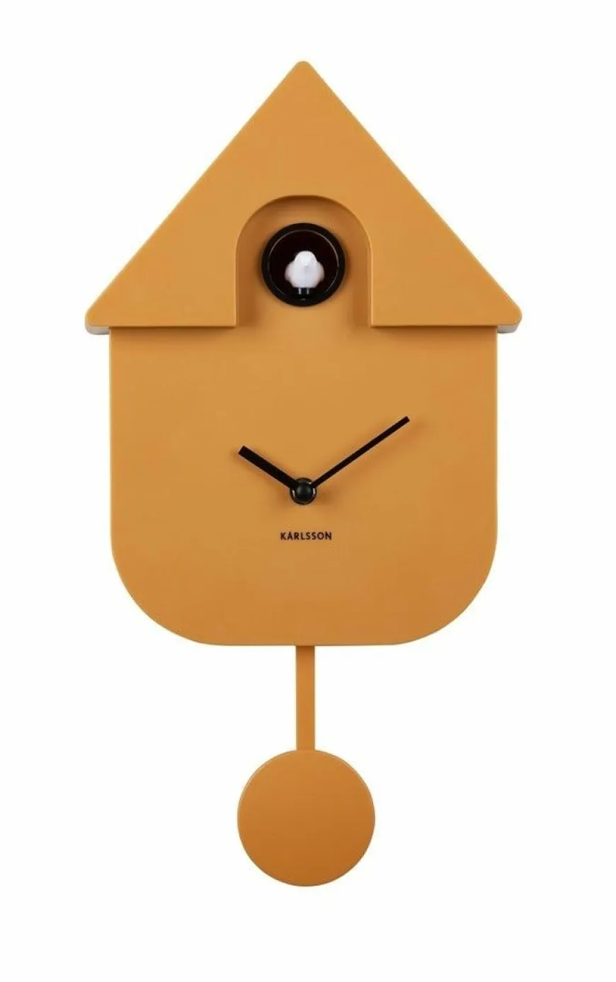 Karlsson Klok Modern Cuckoo okergeel
