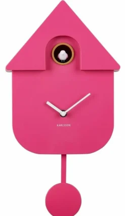 Karlsson Klok Modern Cuckoo Helder Roze