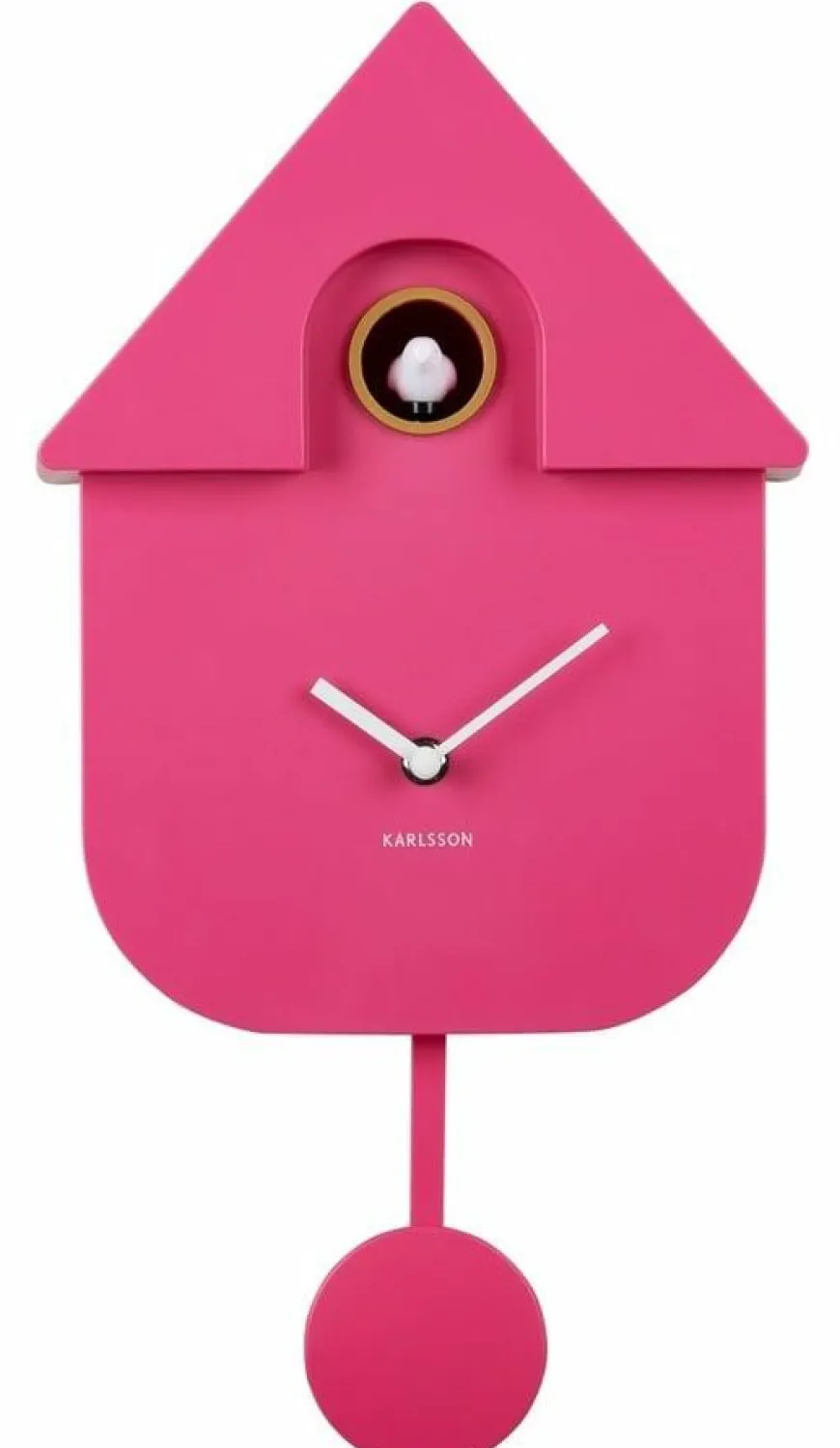 Karlsson Klok Modern Cuckoo Helder Roze