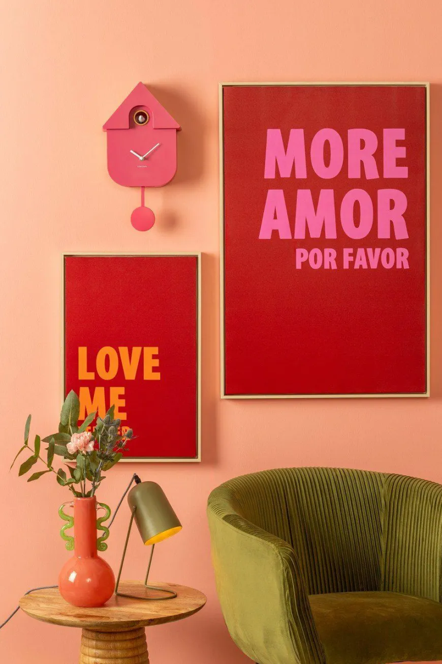 Karlsson Klok Modern Cuckoo Helder Roze