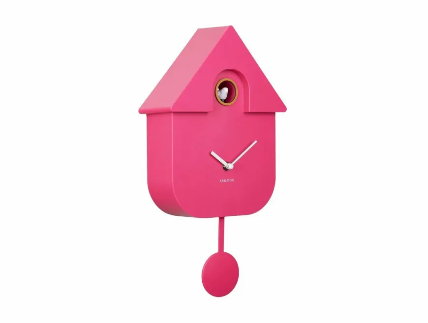 Karlsson Klok Modern Cuckoo Helder Roze