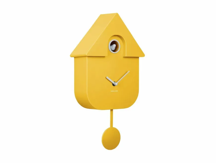 Karlsson Klok Modern Cuckoo Helder Geel