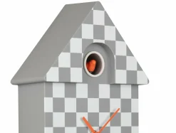 Karlsson Klok Modern Cuckoo Checker grijs
