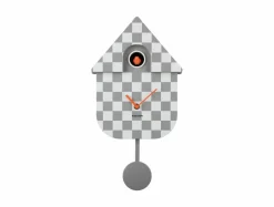 Karlsson Klok Modern Cuckoo Checker grijs
