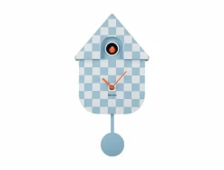 Karlsson Klok Modern Cuckoo Checker zacht blauw