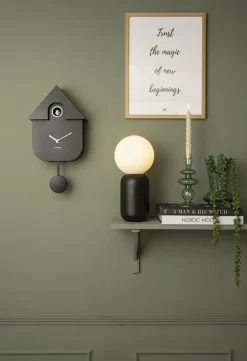Karlsson Klok Modern Cuckoo - Zwart