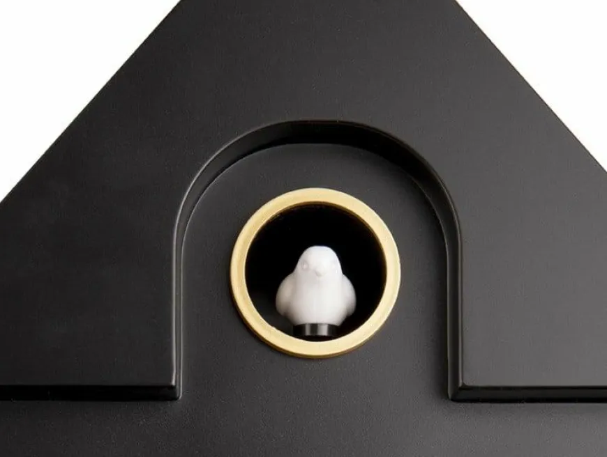 Karlsson Klok Modern Cuckoo - Zwart