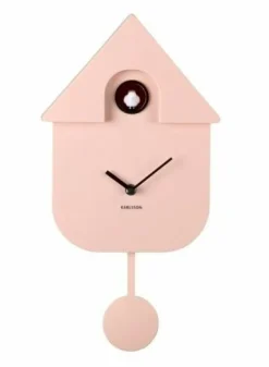 Karlsson Klok Modern Cuckoo - Licht roze