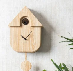 Karlsson Klok Modern Cuckoo - licht bruin