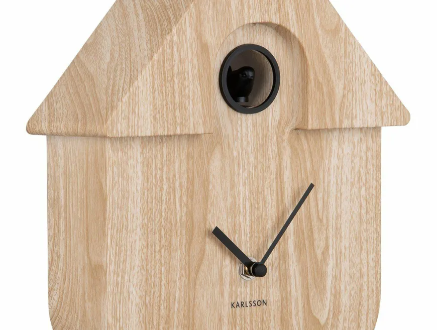 Karlsson Klok Modern Cuckoo - licht bruin