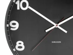 Karlsson Klok new classic medium zwart Ø 40,5 cm