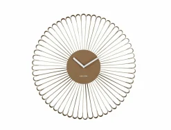 Karlsson Wandklok Cascara mocca bruin