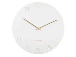 Karlsson Wandklok Charm Engraved Numbers wit Ø 35 cm