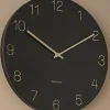 Karlsson Wandklok Charm Engraved Numbers zwart Ø 40 cm