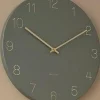 Karlsson Wandklok Charm Engraved Numbers groen Ø 40 cm