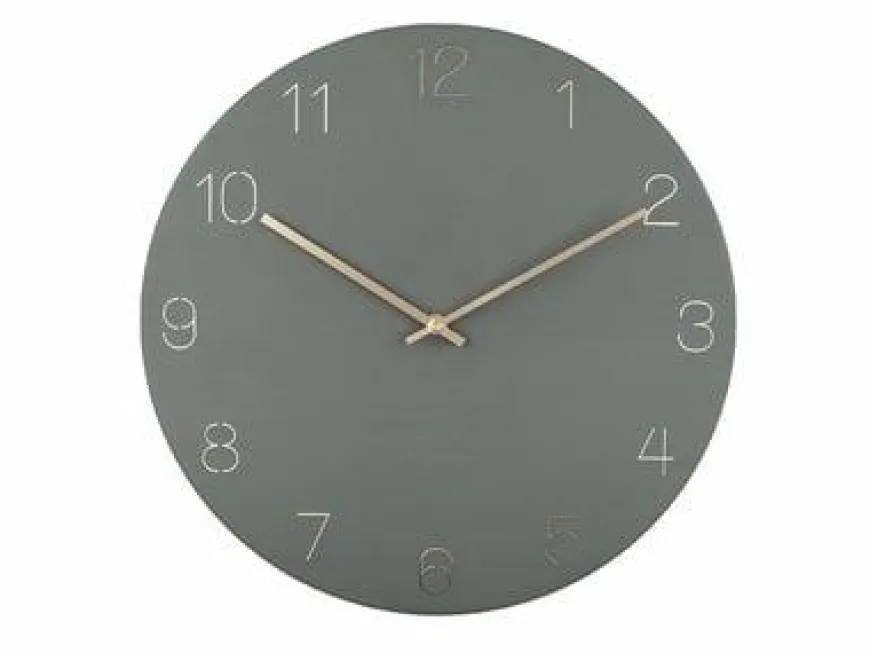 Karlsson Wandklok Charm Engraved Numbers groen Ø 40 cm