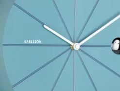 Karlsson Wandklok Destacado Cuckoo luchtblue met klassiek blauw