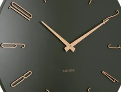 Karlsson Wandklok Esmerado groot luxury groen