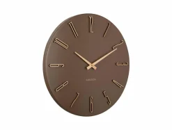 Karlsson Wandklok Esmerado mocca bruin